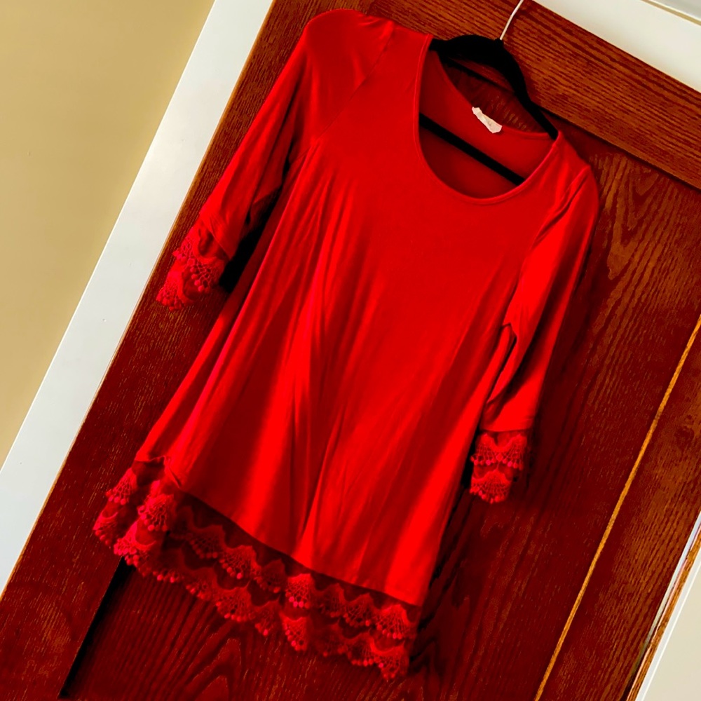 Tunic length top
